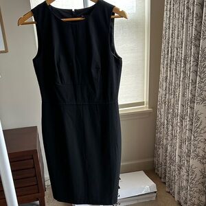 Ann Taylor Classic Black Midi Dress